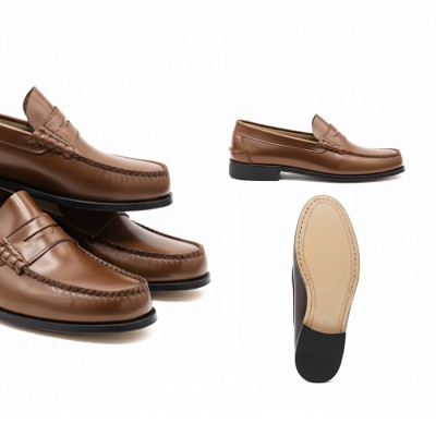Men’s loafers with penny strap model ROGO