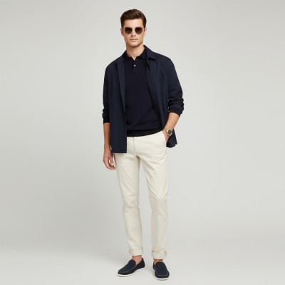 AMADABLAM model leather moccasins