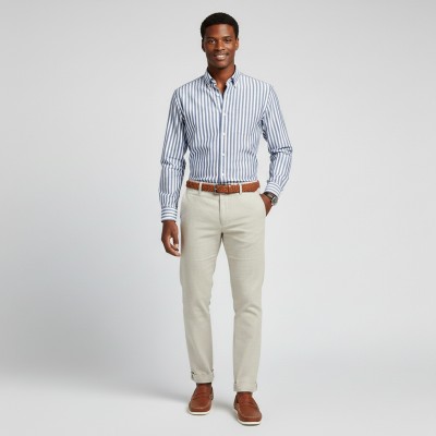 Leather loafers with penny strap model WALACE