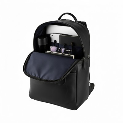 Natural leather backpack 38x28x11 cm BLOKE