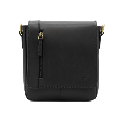 Leather shoulder bag LOSABE 22x20x5 cm