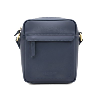 Leather shoulder bag GHOST 20x16x5,5 cm