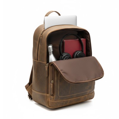 Natural leather backpack 30x40x12 cm MERCO