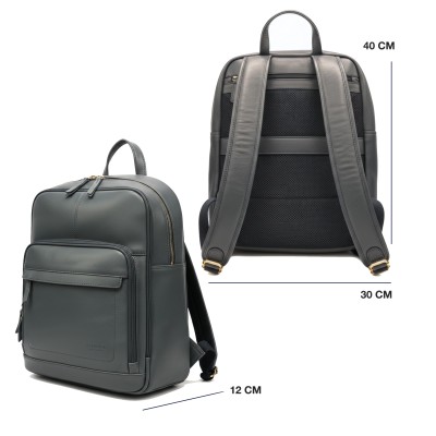 Natural leather backpack 30x40x12 cm MERCO