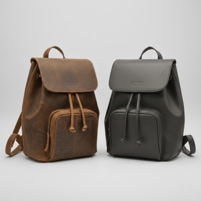 Natural leather backpack  29x22x13 cm COTET