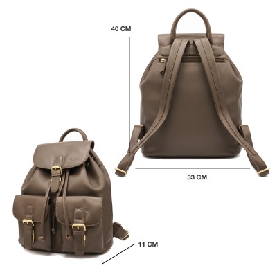 Natural leather backpack 40x33x11 cm BEFIK