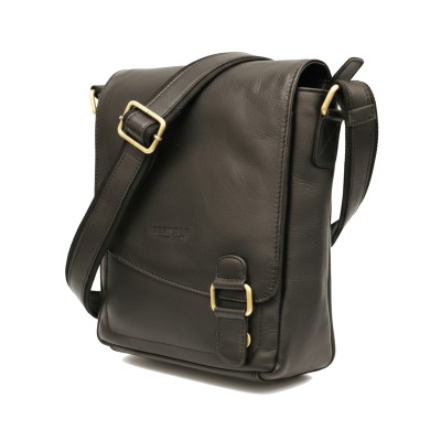 Leather shoulder bag CAVAL 28x23x7 cm