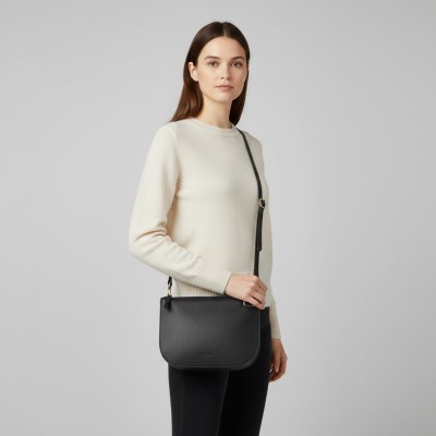 Leather crossbody bag 27x20x6,5 cm LATERI