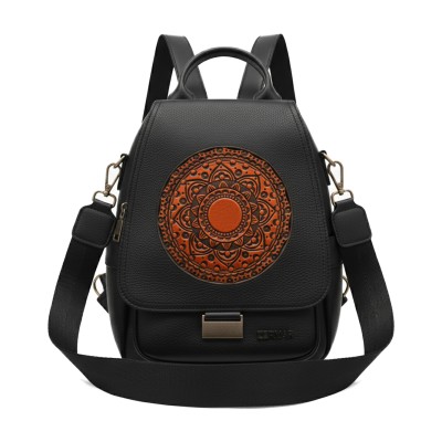 Natural leather backpack 28x23x13 cm NORAK