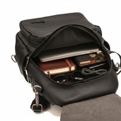 Natural leather backpack 28x23x13 cm NORAK