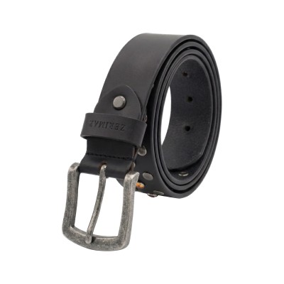 Leather belt with studs 39 mm GEM