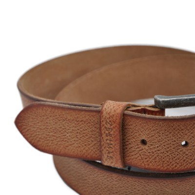 Leather belt 38 mm CUARZO model