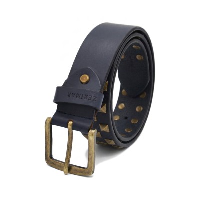 Leather belt with studs 38 mm STUDS