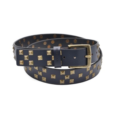 Leather belt with studs 38 mm STUDS