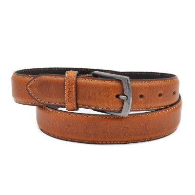 Leather belt 35 mm OLDSKUL model