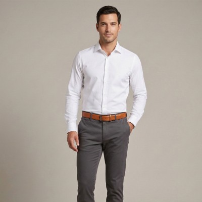 Leather belt 35 mm OLDSKUL model