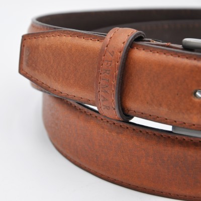 Leather belt 34 mm JASPE model