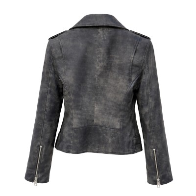 Heavy leather jacket SCOTISH model