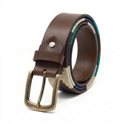 38 mm leather belt AZTEK model
