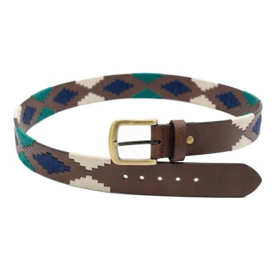 38 mm leather belt AZTEK model