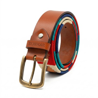 38 mm leather belt PAMPA model