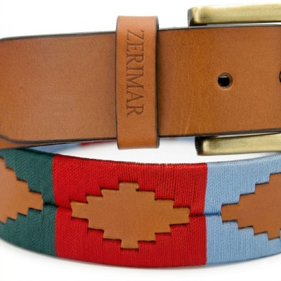 38 mm leather belt PAMPA model