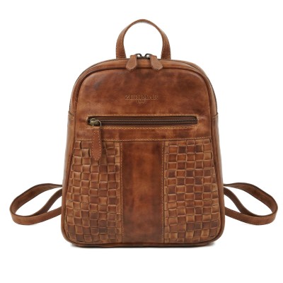 Natural leather backpack 26x21x7 cm STILL