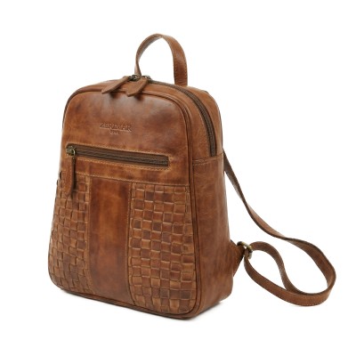 Natural leather backpack 26x21x7 cm STILL