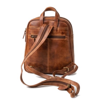 Natural leather backpack 26x21x7 cm STILL