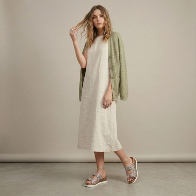 NONE model leather buckle sandals