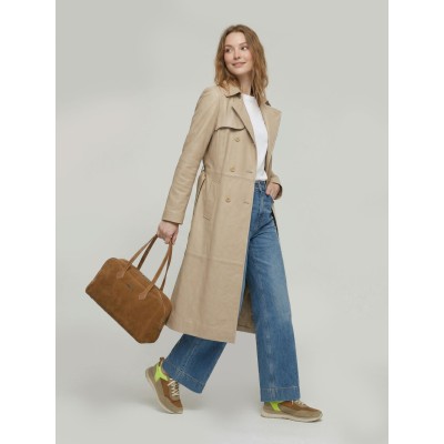 Combined leather sneakers JEQUIN model