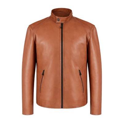 NAULE zippered leather jacket