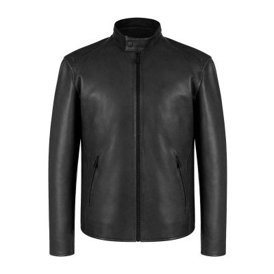NAULE zippered leather jacket