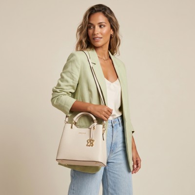 Double-handle leather bag 23x18x11 cm ERESO