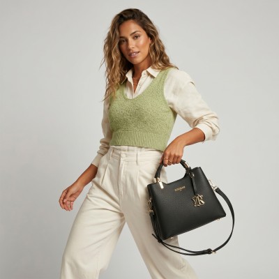 Double-handle leather bag 23x18x11 cm ERESO