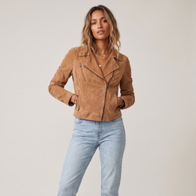 Perfect type suede jacket model CANELA