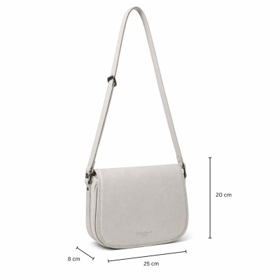 Leather shoulder bag 25x20x8 cm LUVIN