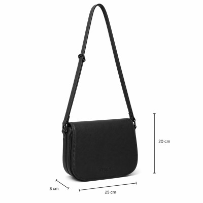 Leather shoulder bag 25x20x8 cm LUVIN