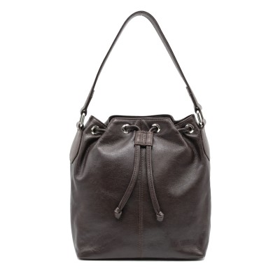 Leather bag with handle 29x25x13 cm ASSAL