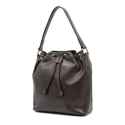 Leather bag with handle 29x25x13 cm ASSAL