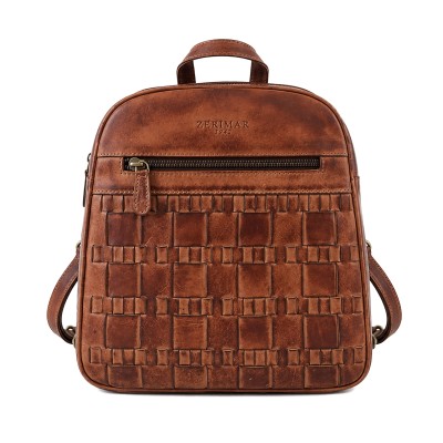 Natural leather backpack 28x26x8 cm PAYEO