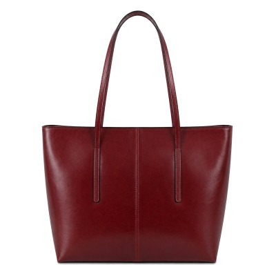 Leather shoulder bag 30x40x13 cm VAGGIO