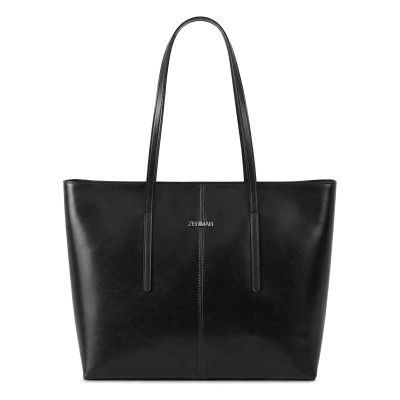 Leather shoulder bag 30x40x13 cm VAGGIO