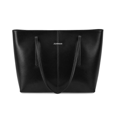 Leather shoulder bag 30x40x13 cm VAGGIO