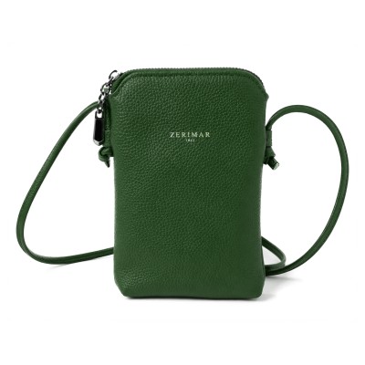 Mini Leather Crossbody Bag 18.5x11.5 cm Model LAUREL
