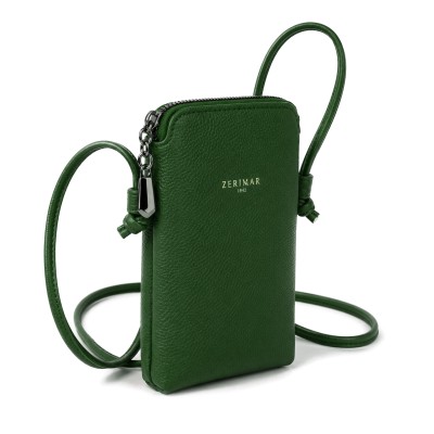Mini Leather Crossbody Bag 18.5x11.5 cm Model LAUREL
