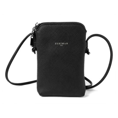 Mini Leather Crossbody Bag 18.5x11.5 cm Model LAUREL