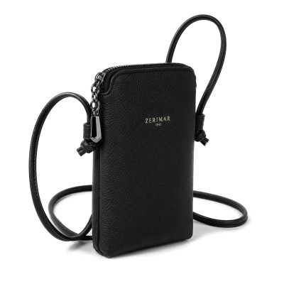 Mini Leather Crossbody Bag 18.5x11.5 cm Model LAUREL