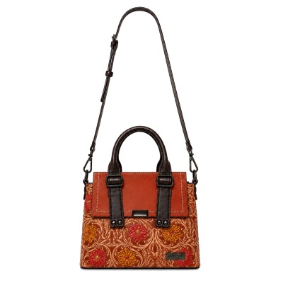 Double Handle Leather Bag 23x29x11,5 cm ARABESCO