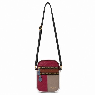 Mini Leather Crossbody Bag 18x12x3 cm DATA